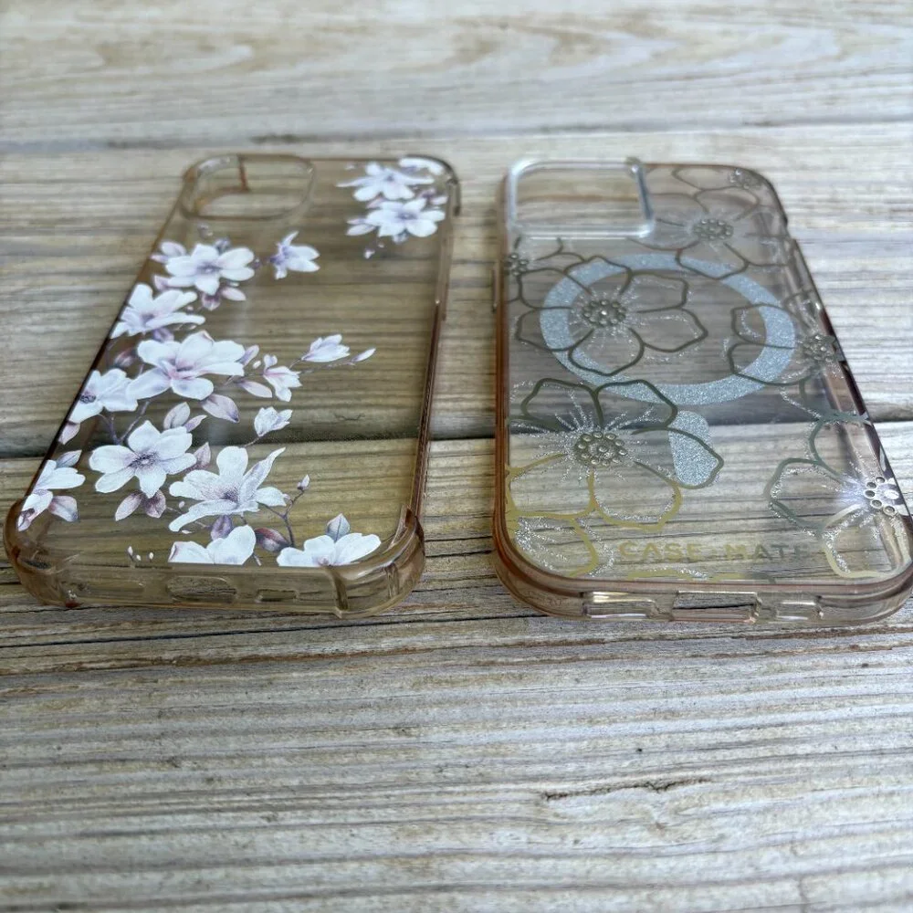 Set of 2 Clear Apple I-Phone 13 Cases
